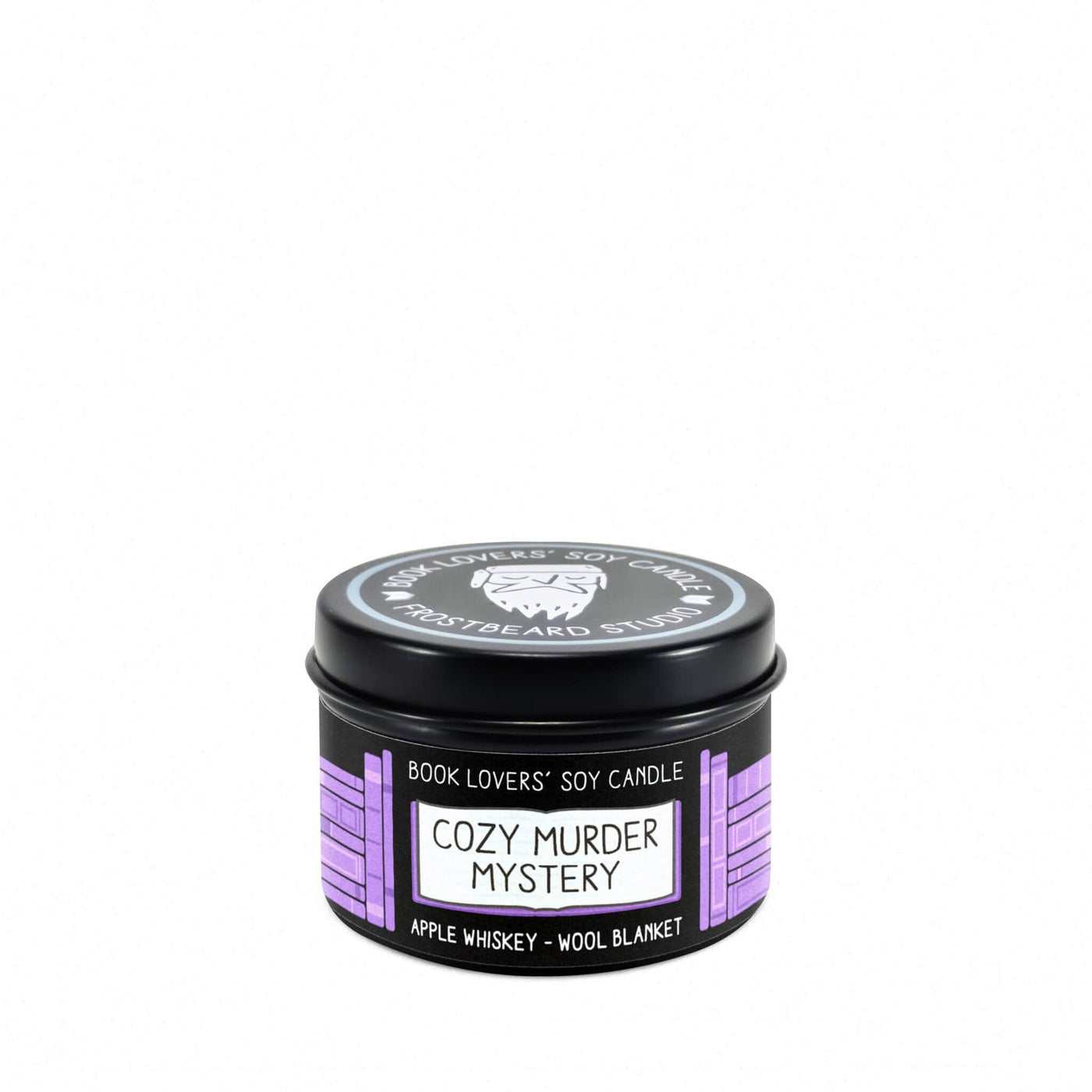 Cozy Murder Mystery - 2 oz Tin - Book Lovers' Soy Candle - Frostbeard Studio