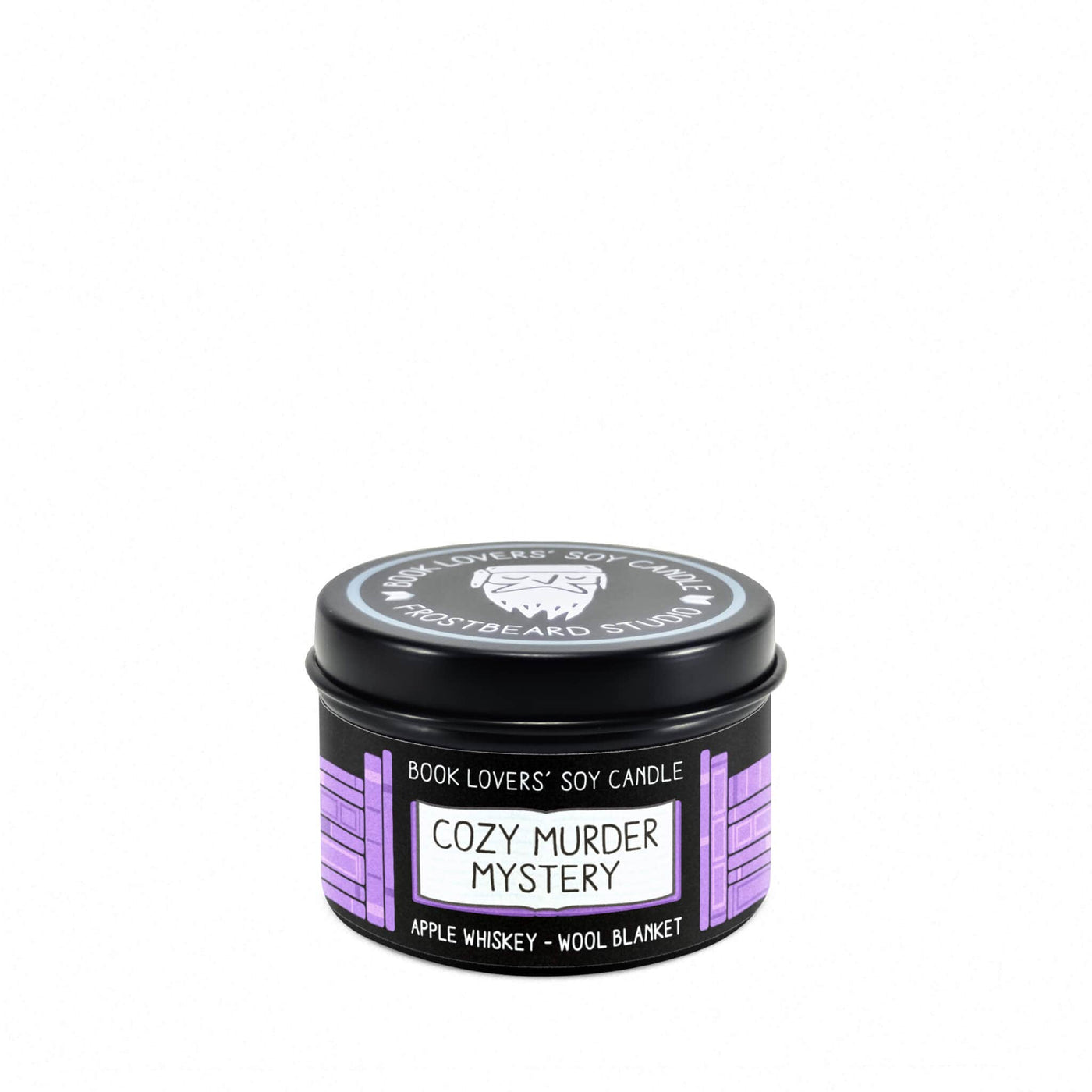 Cozy Murder Mystery  -  2 oz Tin  -  Book Lovers' Soy Candle  -  Frostbeard Studio