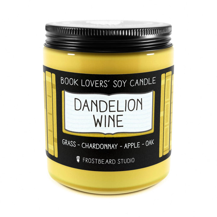 Dandelion Wine  -  8 oz Jar  -  Book Lovers' Soy Candle  -  Frostbeard Studio