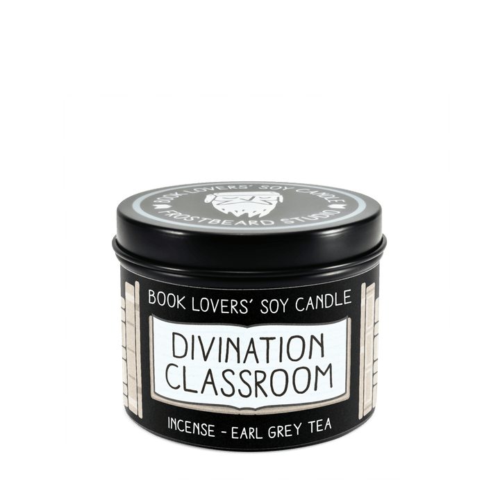 Divination Classroom  -  4 oz Tin  -  Book Lovers' Soy Candle  -  Frostbeard Studio
