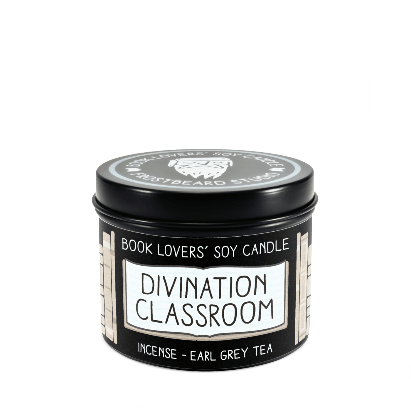 Divination Classroom - 4 oz Tin - Book Lovers' Soy Candle - Frostbeard Studio