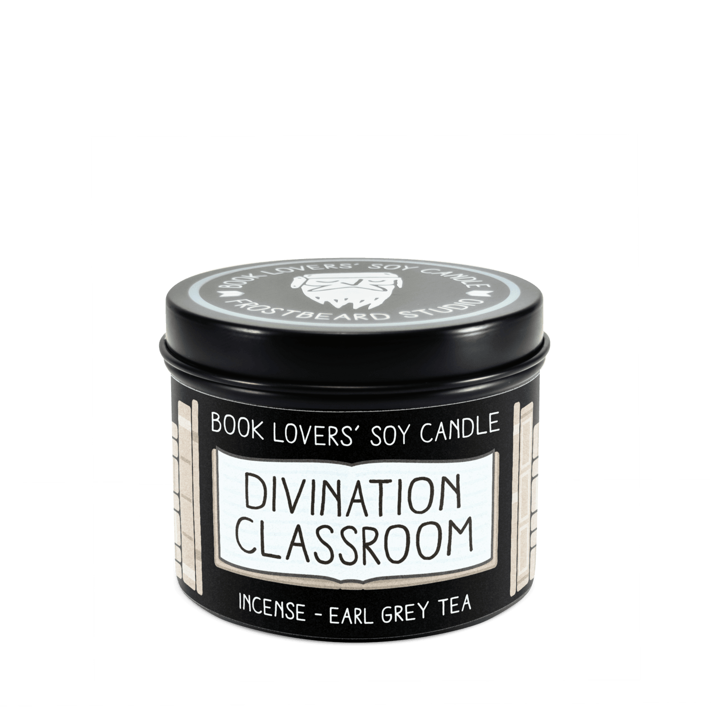 Divination Classroom - 4 oz Tin - Book Lovers' Soy Candle - Frostbeard Studio
