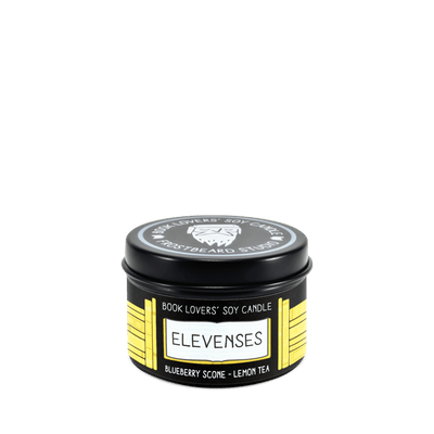 Elevenses - 2 oz Tin - Book Lovers' Soy Candle - Frostbeard Studio