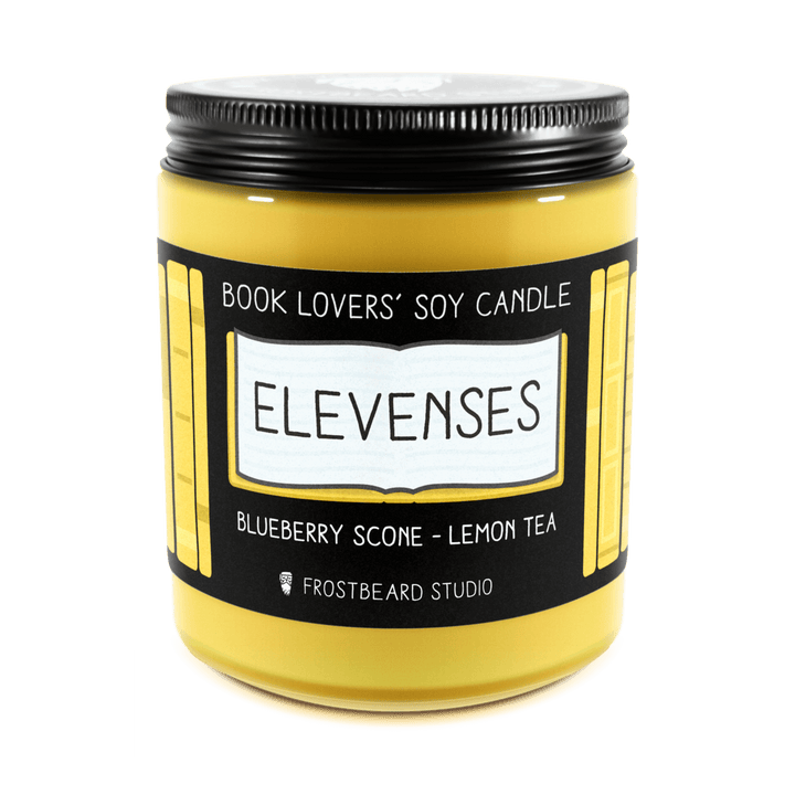 Elevenses  -  8 oz Jar  -  Book Lovers' Soy Candle  -  Frostbeard Studio