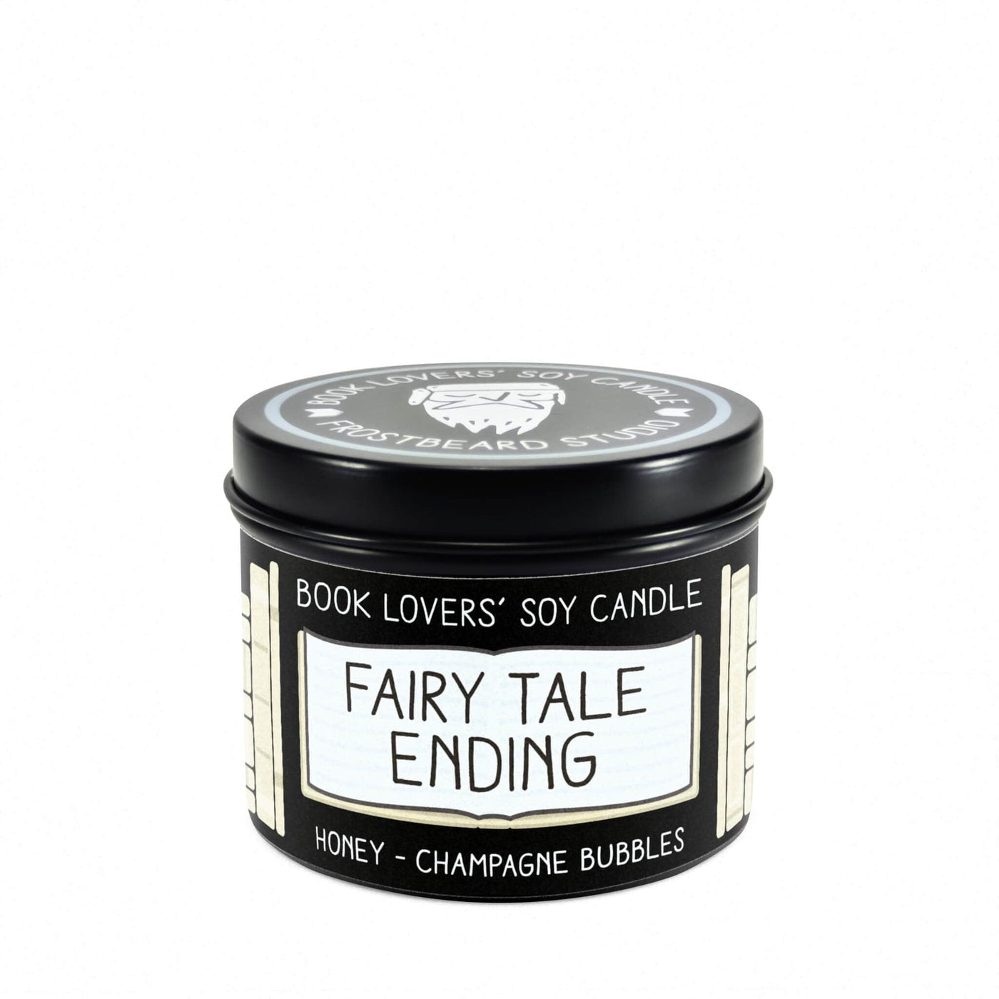 Fairy Tale Ending - 4 oz Tin - Book Lovers' Soy Candle - Frostbeard Studio