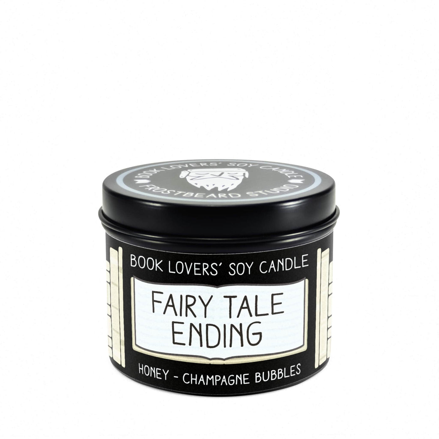 Fairy Tale Ending  -  4 oz Tin  -  Book Lovers' Soy Candle  -  Frostbeard Studio