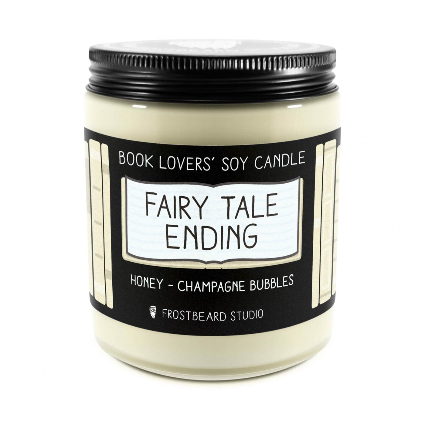 Fairy Tale Ending - 8 oz Jar - Book Lovers' Soy Candle - Frostbeard Studio