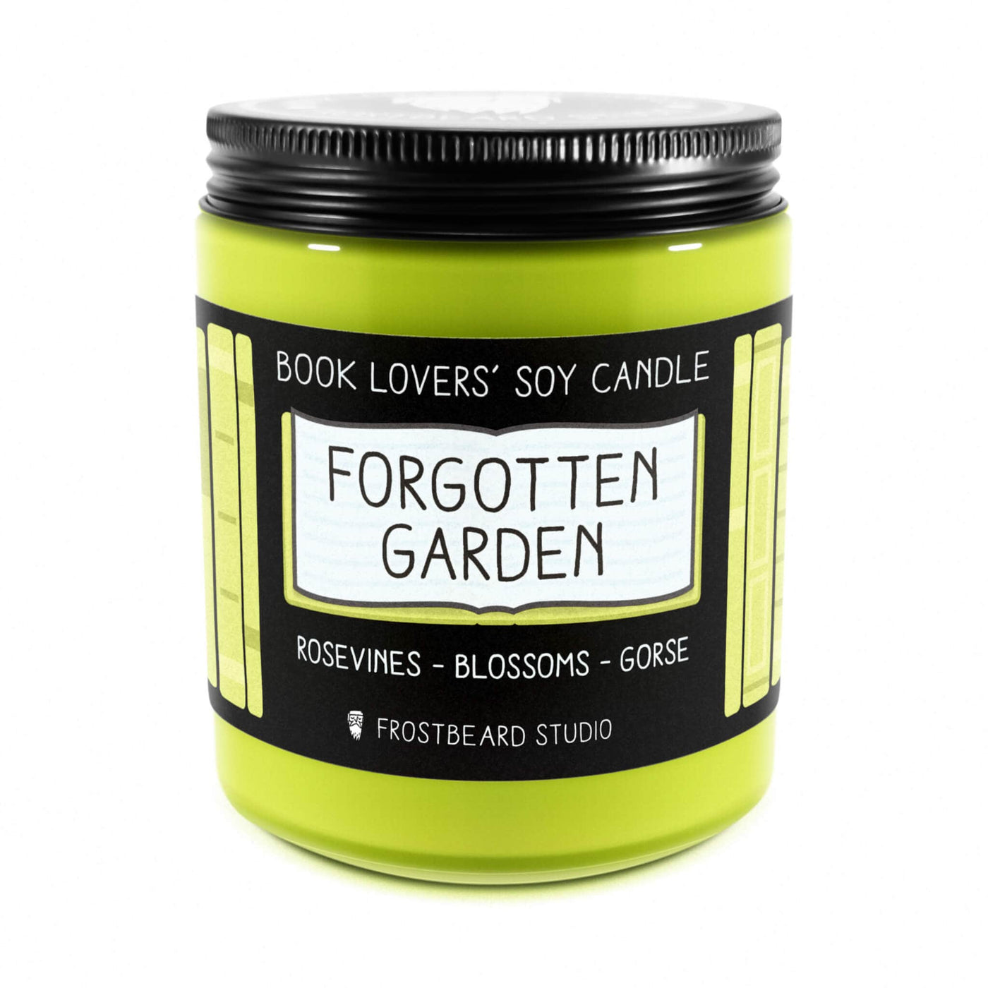 Forgotten Garden - 8 oz Jar - Book Lovers' Soy Candle - Frostbeard Studio