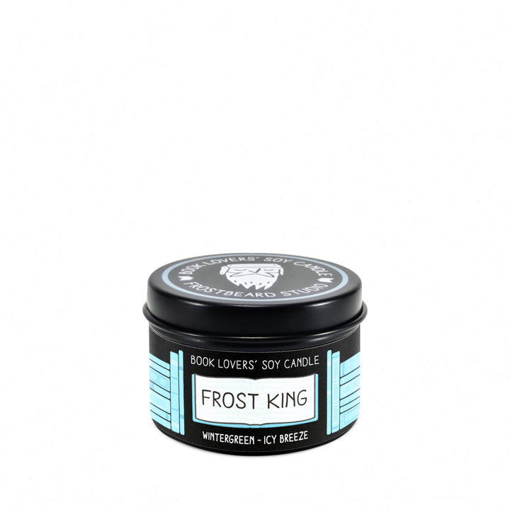 Frost King  -  2 oz Tin  -  Book Lovers' Soy Candle  -  Frostbeard Studio