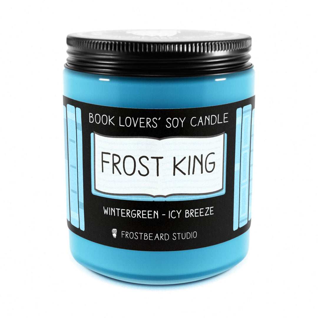 Frost King  -  8 oz Jar  -  Book Lovers' Soy Candle  -  Frostbeard Studio