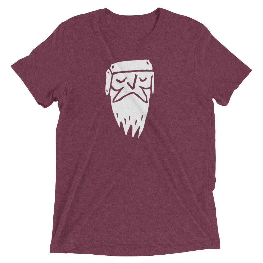 Frostbeard Logo - T-Shirt  -  Maroon Triblend / XS  -  T-Shirt  -  Frostbeard Studio