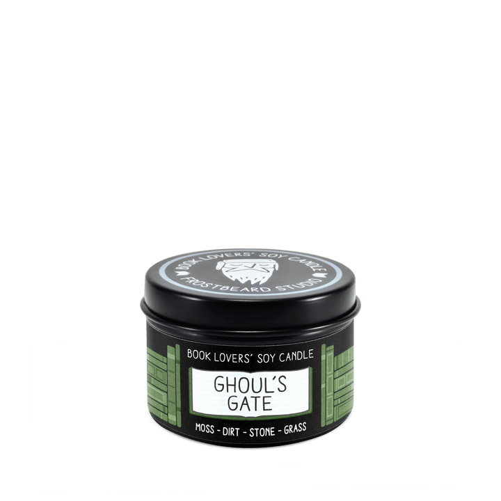 Ghoul's Gate  -  2 oz Tin  -  Book Lovers' Soy Candle  -  Frostbeard Studio