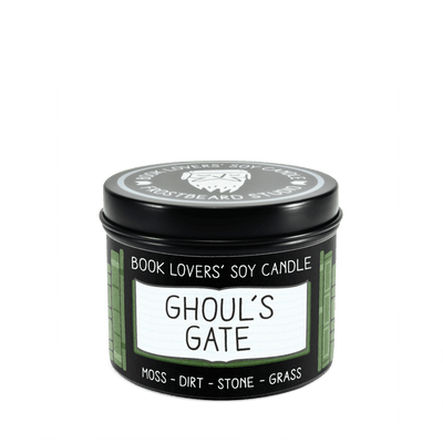 Ghoul's Gate  -  4 oz Tin  -  Book Lovers' Soy Candle  -  Frostbeard Studio