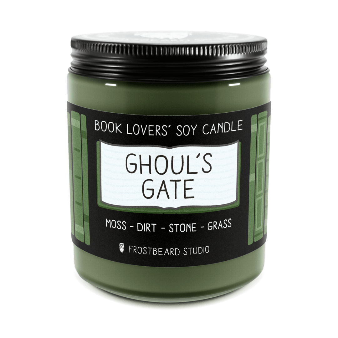 Ghoul's Gate  -  8 oz Jar  -  Book Lovers' Soy Candle  -  Frostbeard Studio