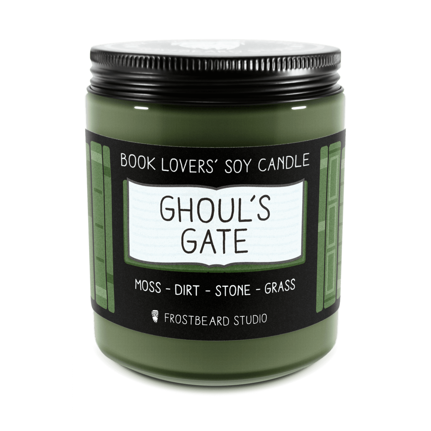 Ghoul's Gate - 8 oz Jar - Book Lovers' Soy Candle - Frostbeard Studio