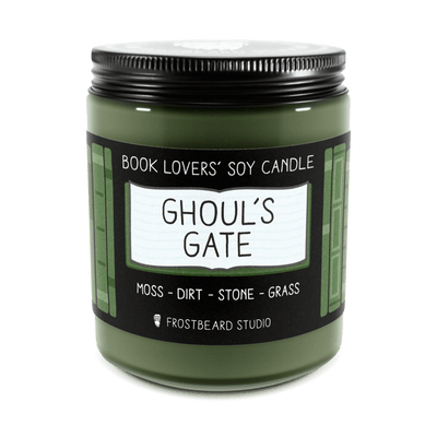Ghoul's Gate  -  8 oz Jar  -  Book Lovers' Soy Candle  -  Frostbeard Studio