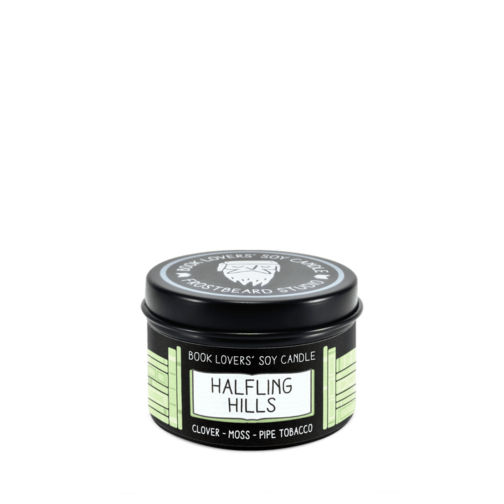 Halfling Hills  -  2 oz Tin  -  Book Lovers' Soy Candle  -  Frostbeard Studio