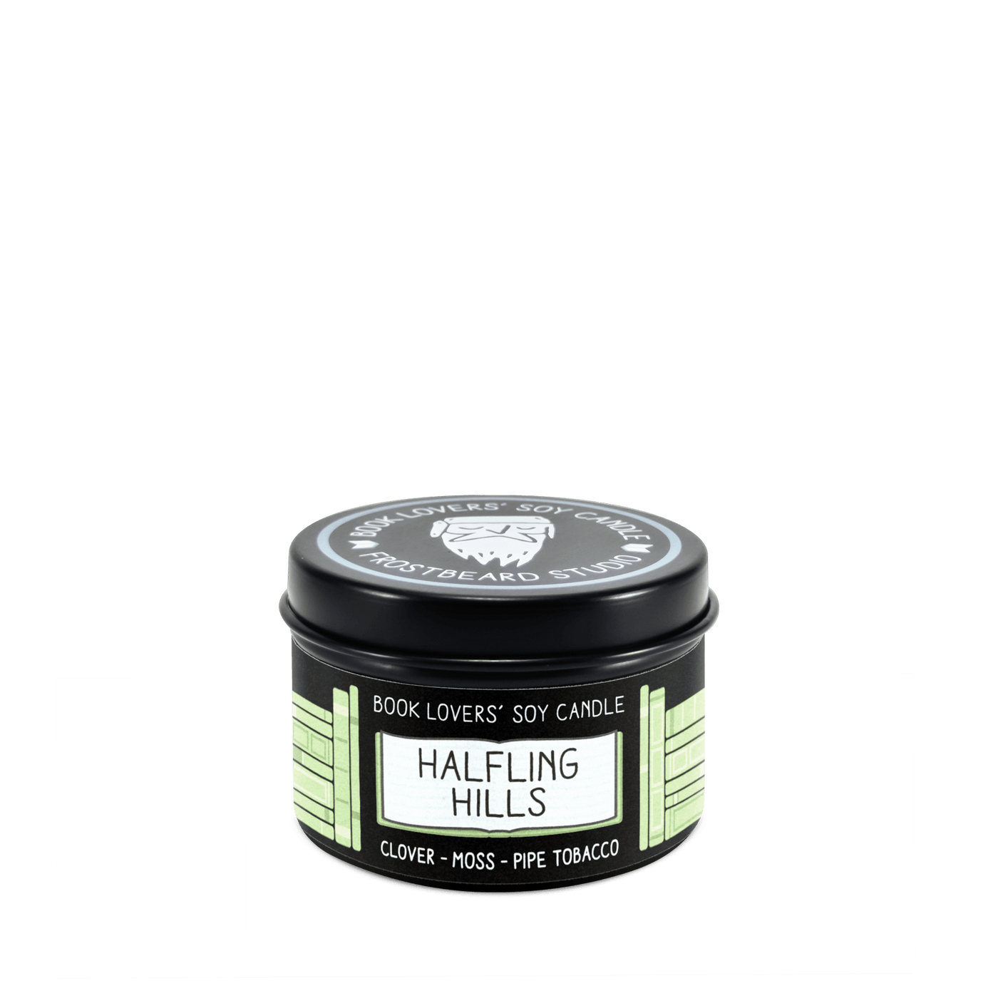Halfling Hills - 2 oz Tin - Book Lovers' Soy Candle - Frostbeard Studio