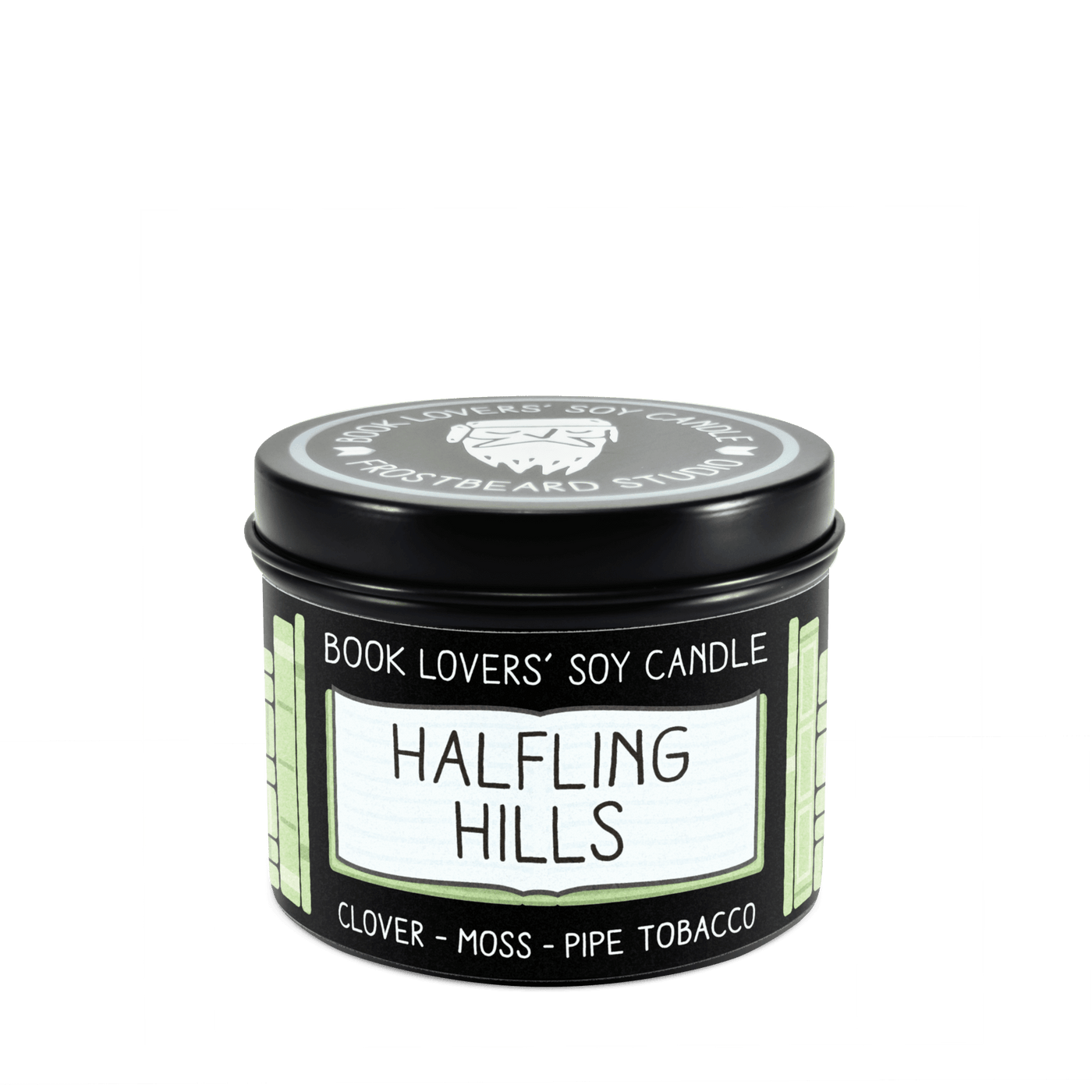 Halfling Hills - 4 oz Tin - Book Lovers' Soy Candle - Frostbeard Studio