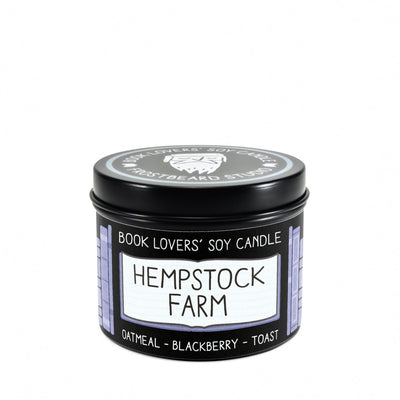 Hempstock Farm  -  4 oz Tin  -  Book Lovers' Soy Candle  -  Frostbeard Studio