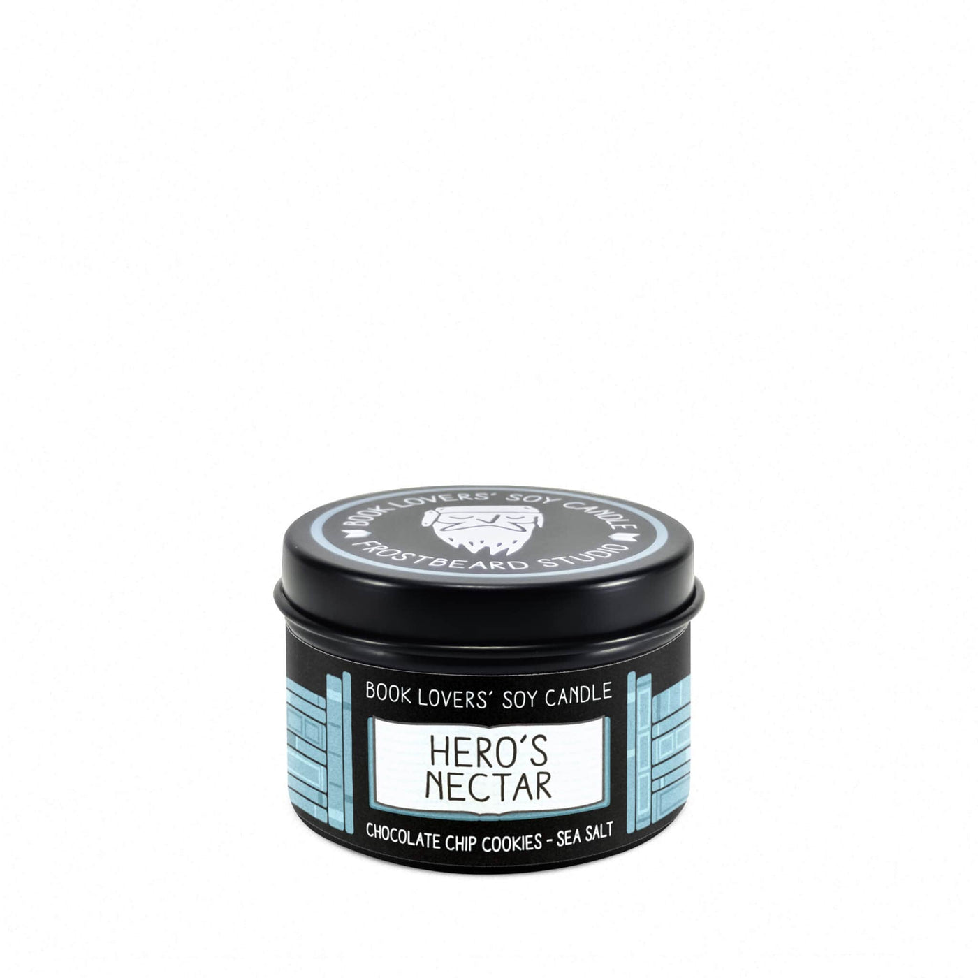 Hero's Nectar - 2 oz Tin - Book Lovers' Soy Candle - Frostbeard Studio