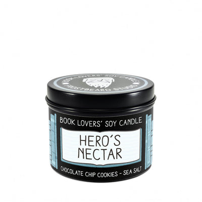 Hero's Nectar - 4 oz Tin - Book Lovers' Soy Candle - Frostbeard Studio