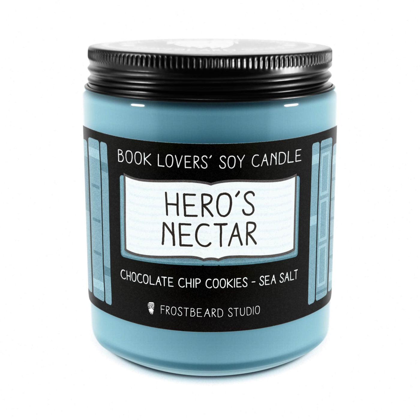 Hero's Nectar - 8 oz Jar - Book Lovers' Soy Candle - Frostbeard Studio