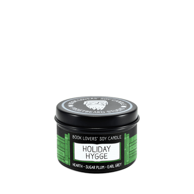 Holiday Hygge - 2 oz Tin - Book Lovers' Soy Candle - Frostbeard Studio