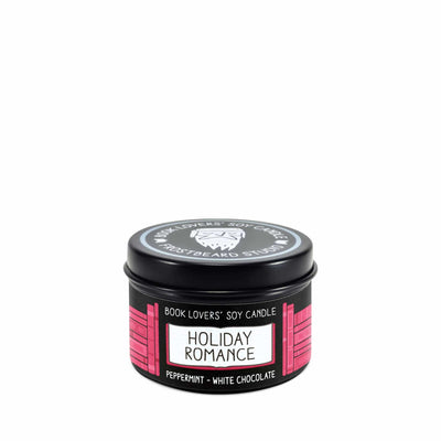 Holiday Romance - 8 oz Jar - Book Lovers' Soy Candle - Frostbeard Studio
