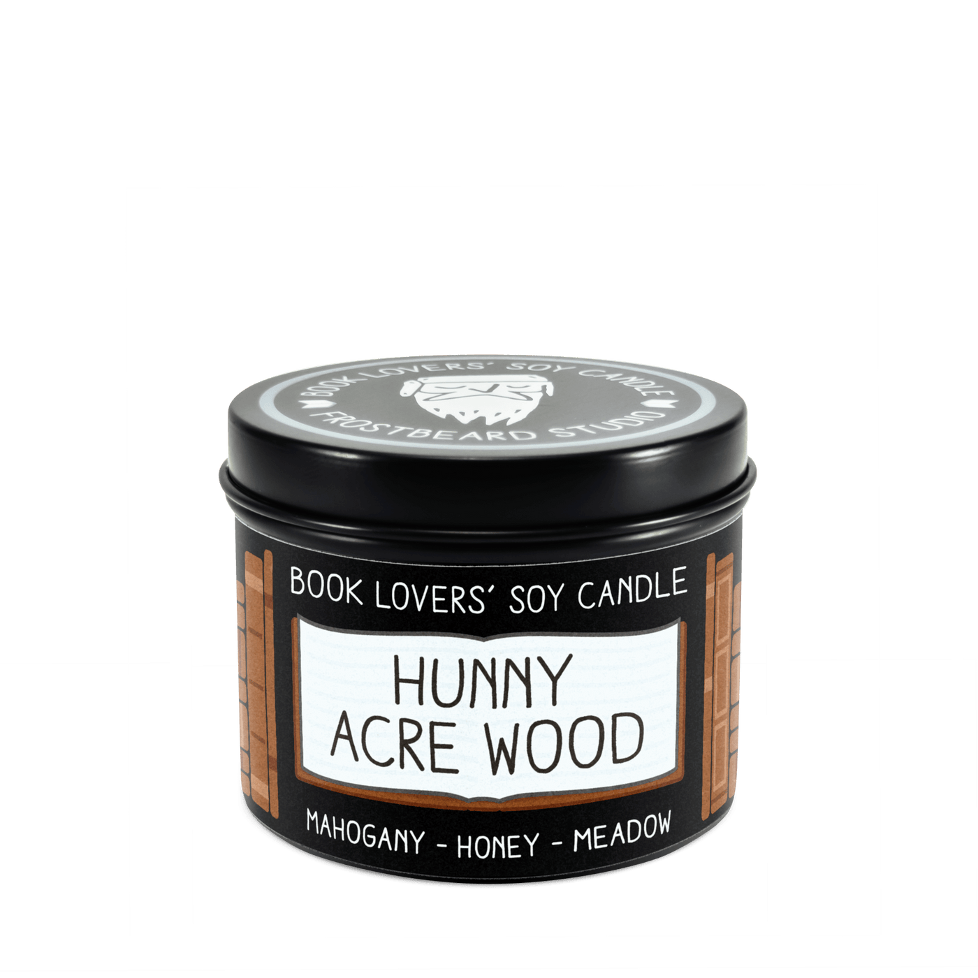 Hunny Acre Wood - 4 oz Tin - Book Lovers' Soy Candle - Frostbeard Studio