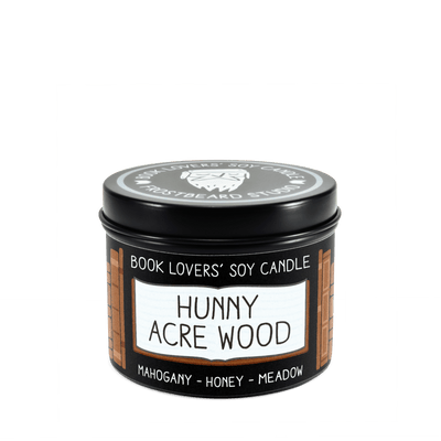 Hunny Acre Wood - 4 oz Tin - Book Lovers' Soy Candle - Frostbeard Studio