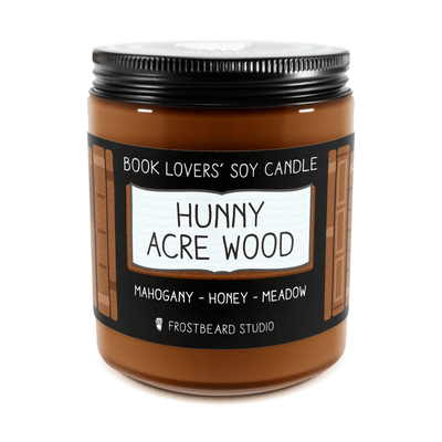 Hunny Acre Wood - 8 oz Jar - Book Lovers' Soy Candle - Frostbeard Studio