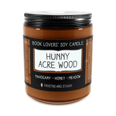 Hunny Acre Wood  -  8 oz Jar  -  Book Lovers' Soy Candle  -  Frostbeard Studio