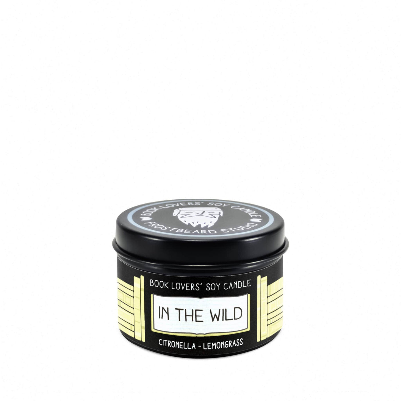 In the Wild - 2 oz Tin - Book Lovers' Soy Candle - Frostbeard Studio