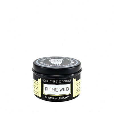 In the Wild - 2 oz Tin - Book Lovers' Soy Candle - Frostbeard Studio