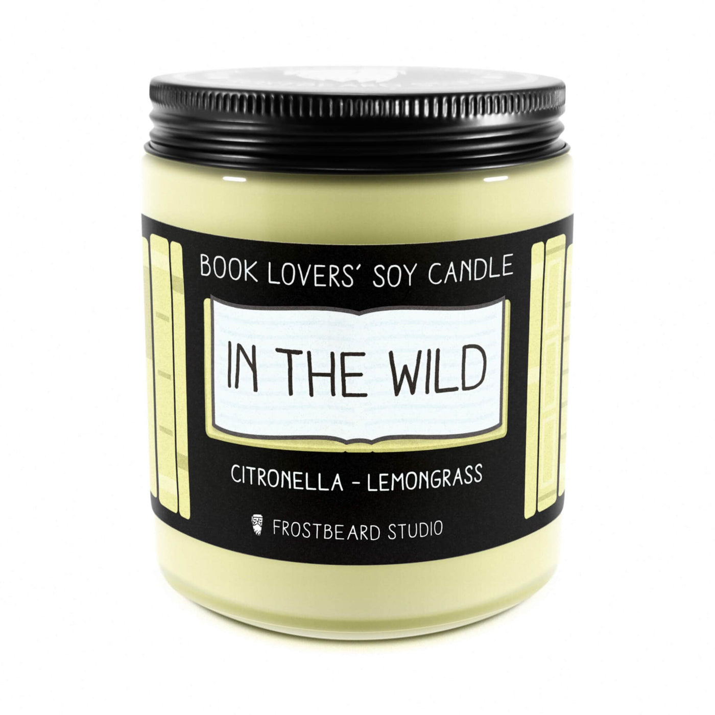 In the Wild - 8 oz Jar - Book Lovers' Soy Candle - Frostbeard Studio