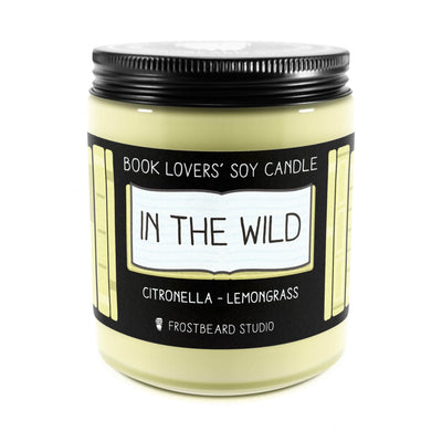 In the Wild - 8 oz Jar - Book Lovers' Soy Candle - Frostbeard Studio