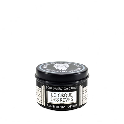 Le Cirque des Rêves - 2 oz Tin - Book Lovers' Soy Candle - Frostbeard Studio