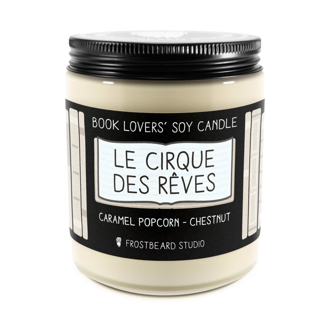 Le Cirque des Rêves - 8 oz Jar - Book Lovers' Soy Candle - Frostbeard Studio