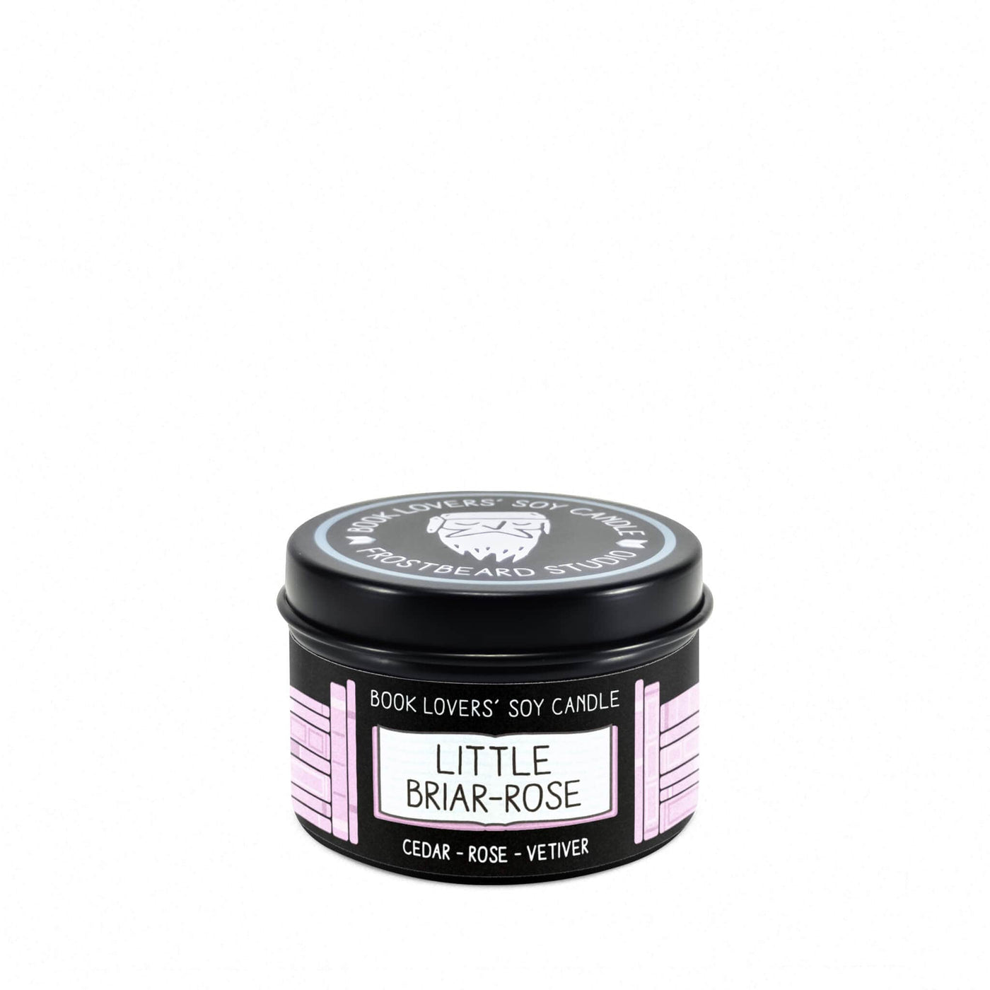 Little Briar-Rose - 2 oz Tin - Book Lovers' Soy Candle - Frostbeard Studio