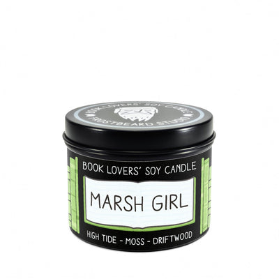 Marsh Girl - 4 oz Tin - Book Lovers' Soy Candle - Frostbeard Studio