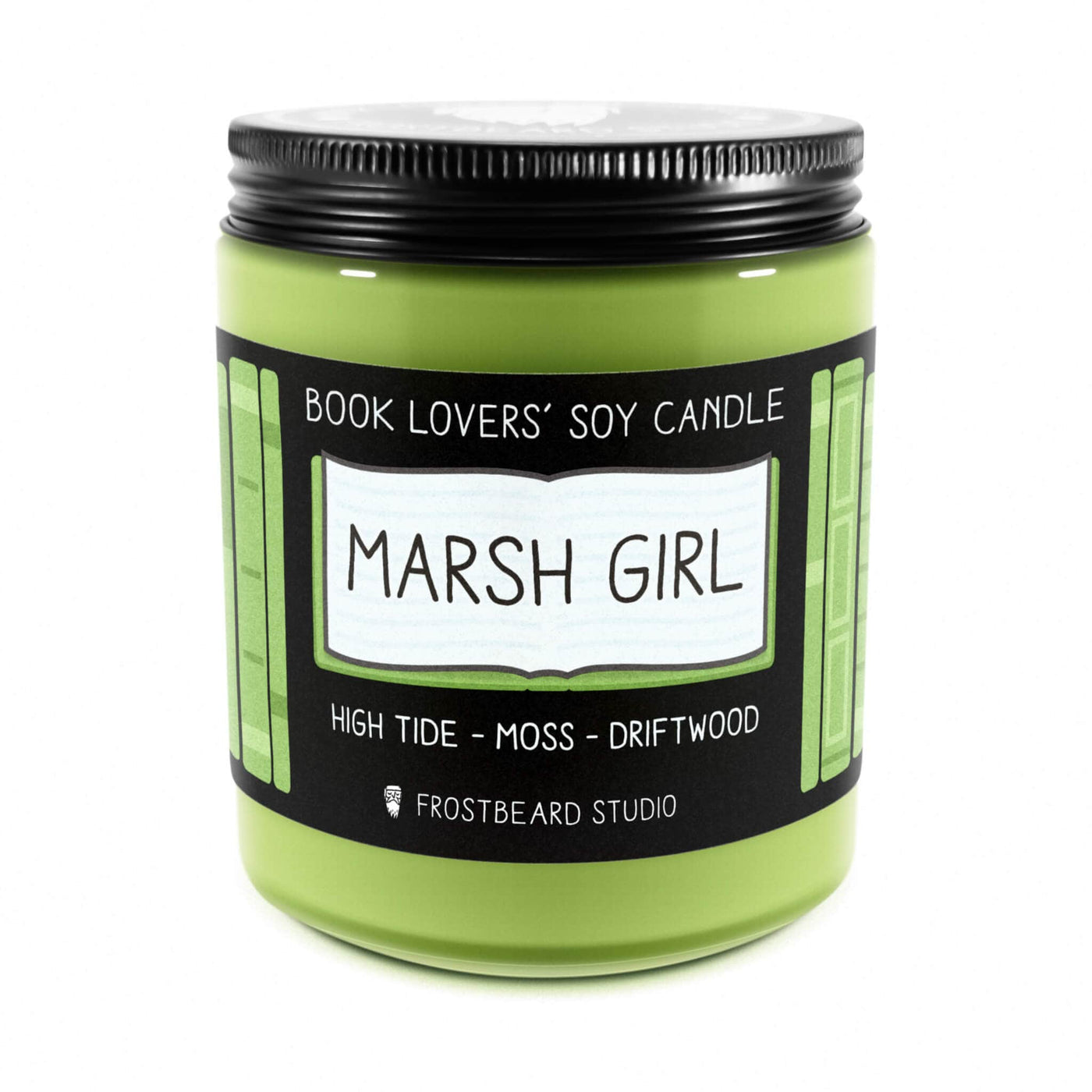 Marsh Girl  -  8 oz Jar  -  Book Lovers' Soy Candle  -  Frostbeard Studio