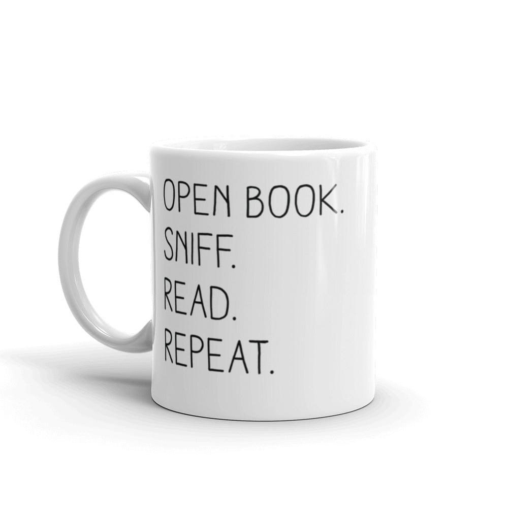 “Open Book. Sniff. Read. Repeat.” - Mug  -   -  Mug  -  Frostbeard Studio