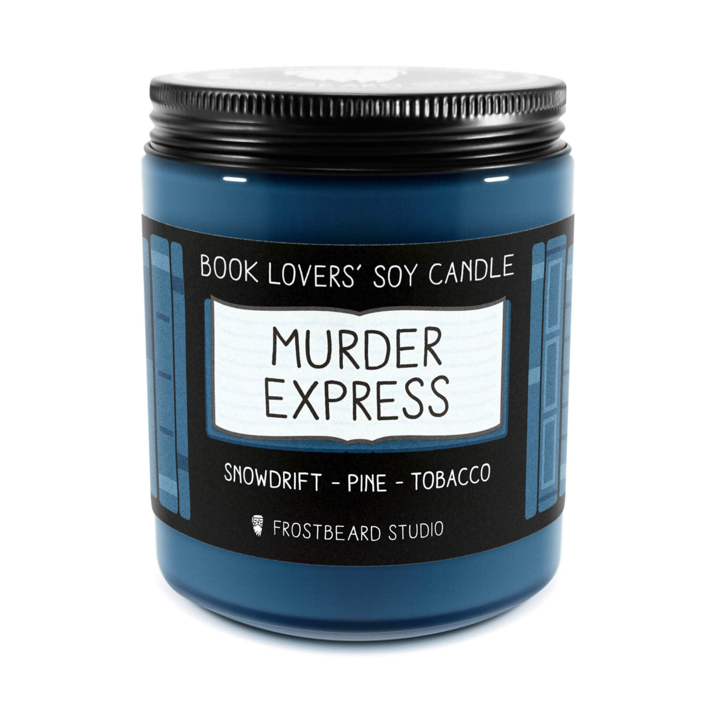 Murder Express - 8 oz Jar - Book Lovers' Soy Candle - Frostbeard Studio