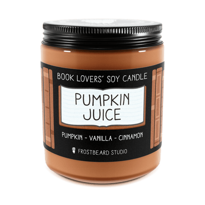 Pumpkin Juice - 8 oz Jar - Book Lovers' Soy Candle - Frostbeard Studio