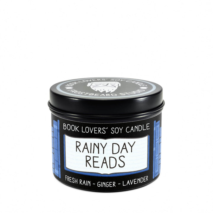 Rainy Day Reads  -  4 oz Tin  -  Book Lovers' Soy Candle  -  Frostbeard Studio