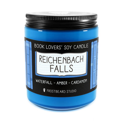 Reichenbach Falls - 8 oz Jar - Book Lovers' Soy Candle - Frostbeard Studio