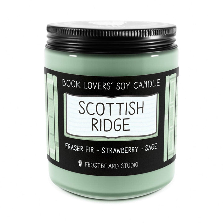 Scottish Ridge  -  8 oz Jar  -  Book Lovers' Soy Candle  -  Frostbeard Studio