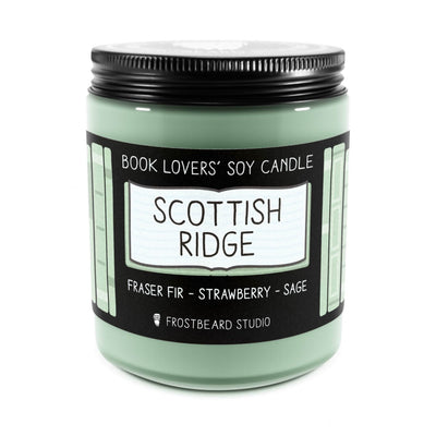 Scottish Ridge - 8 oz Jar - Book Lovers' Soy Candle - Frostbeard Studio