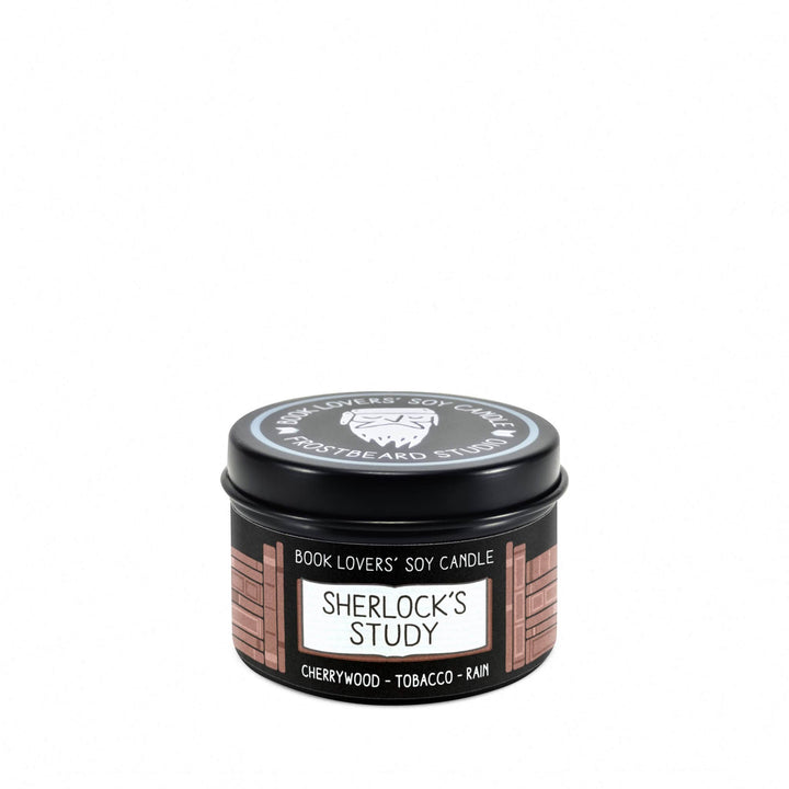 Sherlock's Study  -  2 oz Tin  -  Book Lovers' Soy Candle  -  Frostbeard Studio